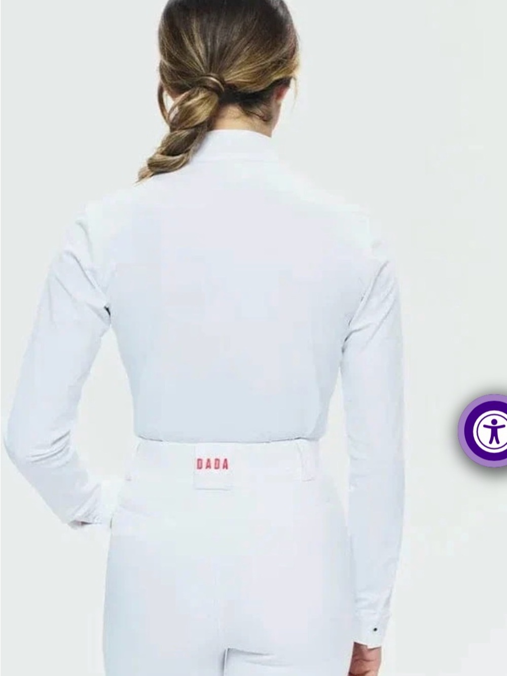 DADA White Equestrian Breeches